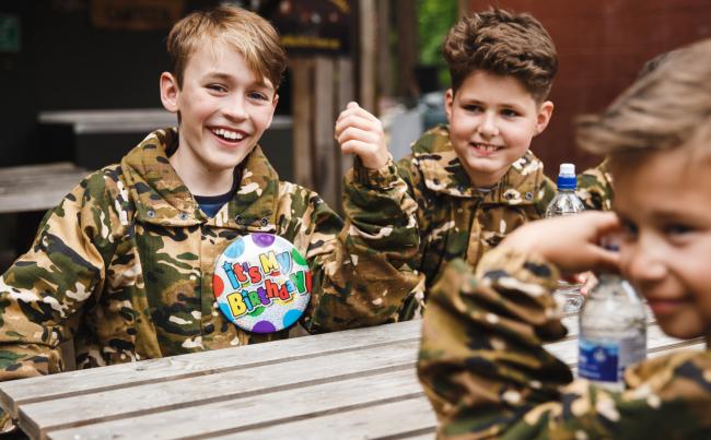 paintballing birthday party