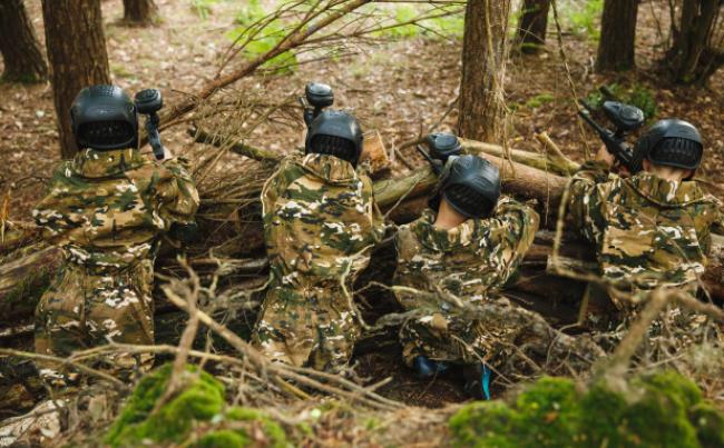 kids paintball session